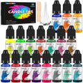 FansArriche Candle Dye - 18 Colors Oil-Based Liquid Candle Dye for Candle Wax, Highly Concentrated Candle Color for DIY Candle Making