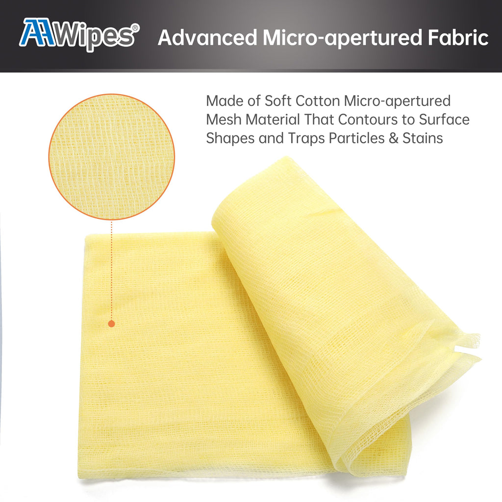 AAwipes Tack Cloth Pads Sticky Cloth for Removing Dust for Woodworking Automotive Painting, Sanding, Cleaning, Dusting, Staining, Wax and Silicone Free(Light Yellow, 18"x36")