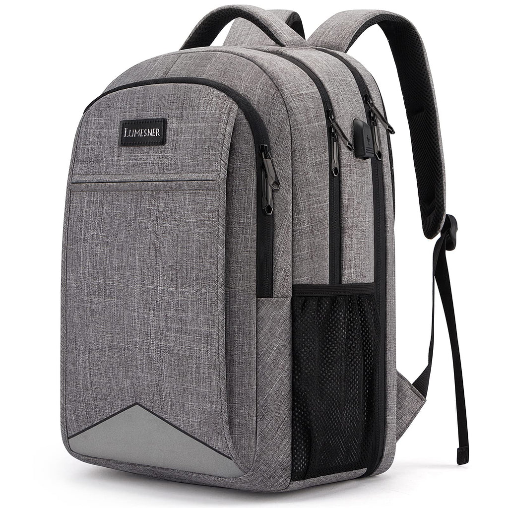Laptop Backpack for Men,Water Resistant Travel Laptop Backpack with USB Charging Port,Anti Theft College School Backpack