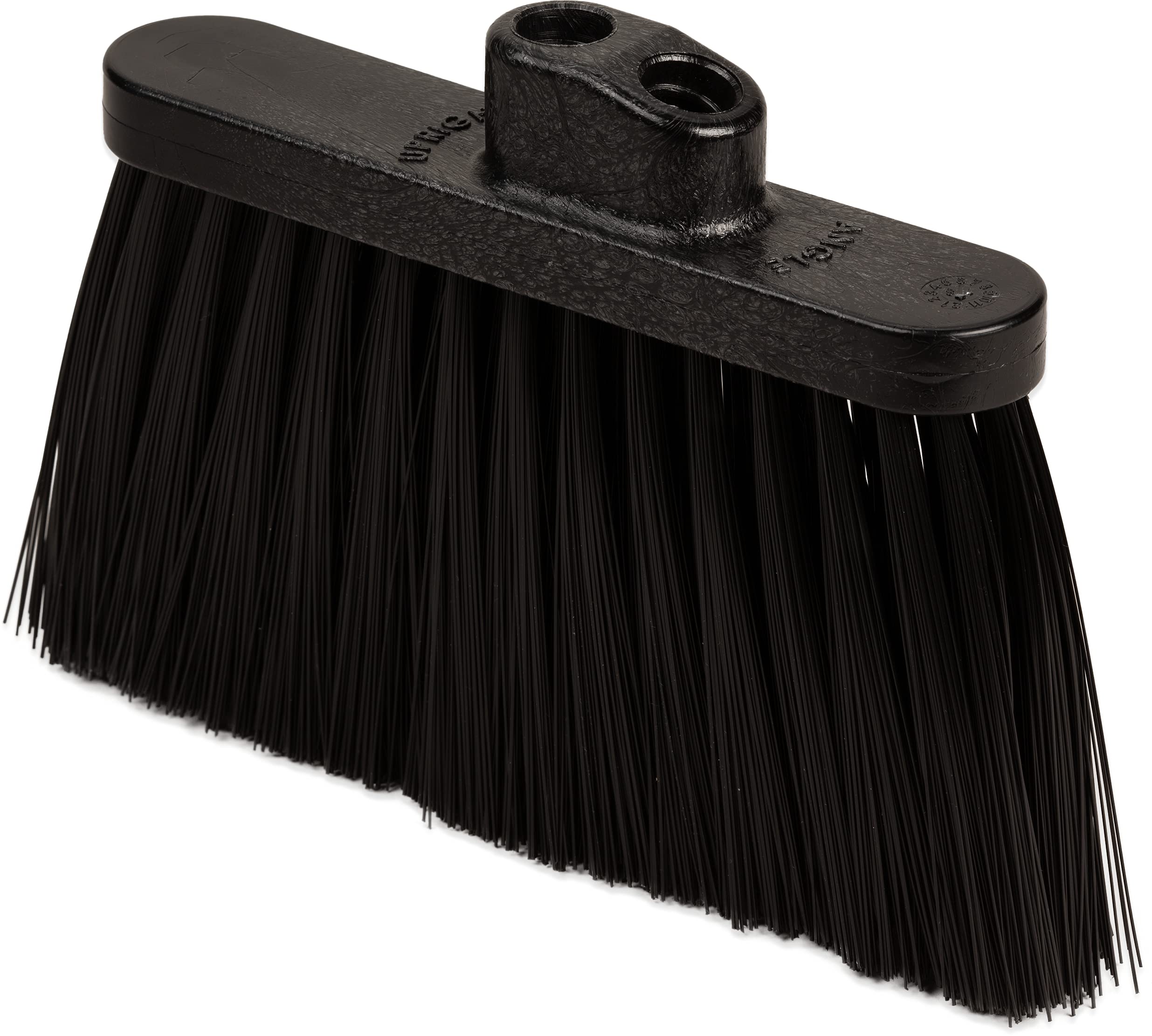 Sparta 3685403 Flo-Pac Duo Sweep Stiff Filament Light Industrial Broom Head, Polypropylene Bristles, 11" Trim x 11" Width Bristle, 7" Overall Length, Black