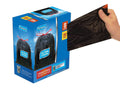 Feisco 8 Gallon Black Trash Bag,30L Drawstring Garbage Bag Trash Can Liner,0.9 Mil,90 Counts (8 Gallon(30L), Black)