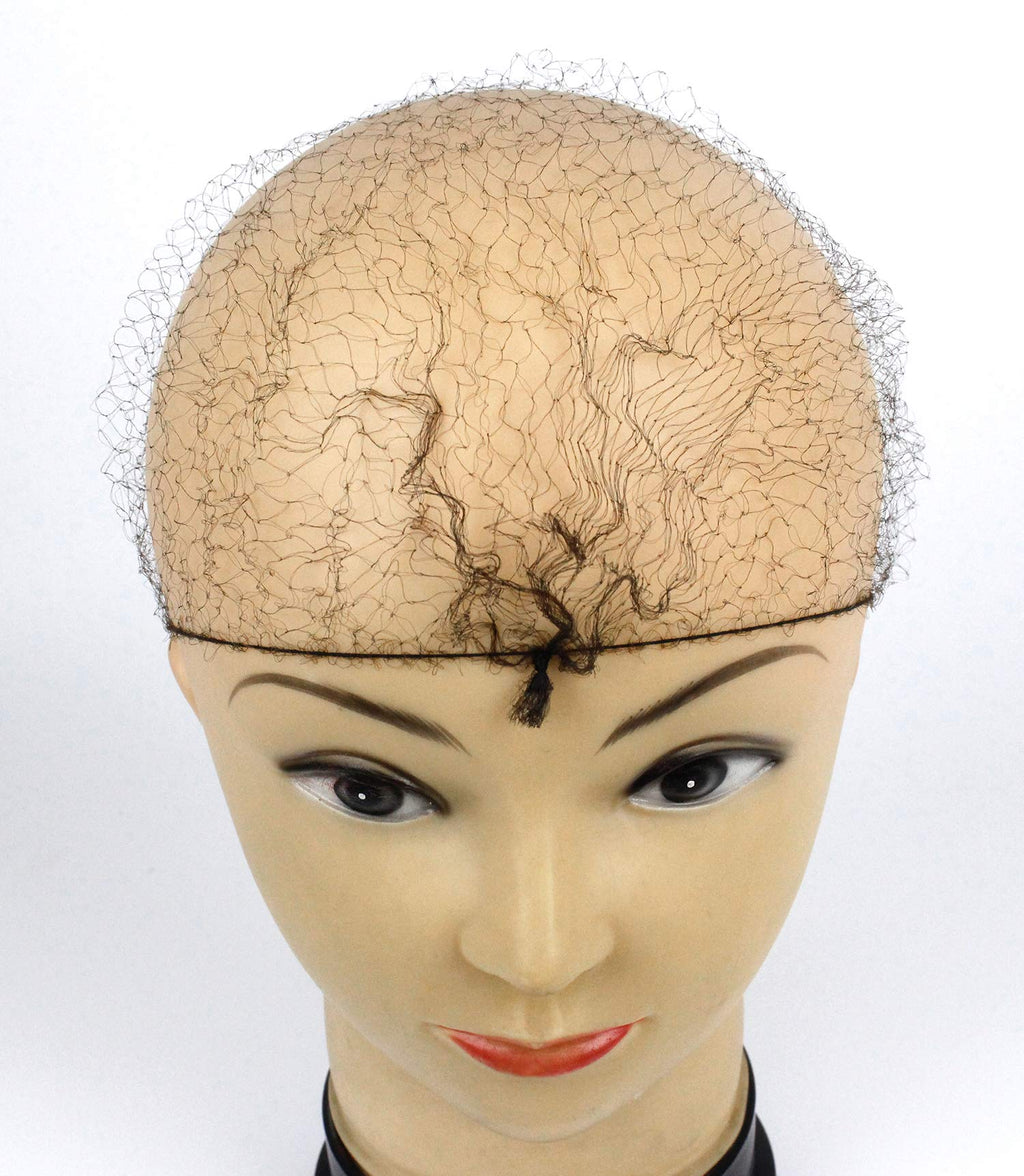 Yes!Fresh Hair Net 144Pcs, Lightweight, 22" Hair Nets Elasticity Invisible Elastic Mesh for Food Service, Ballet Bun, Sleeping, Women and Wig, Nylon Invisible Hairnet(Brown)