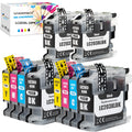 LC203 LC201 Ink Cartridges Replacement for LC201XL LC203XL Ink to Work with MFC-J460DW J480DW J485DW J680DW J880DW J885DW (4BK 2C 2M 2Y, 10 Pack)