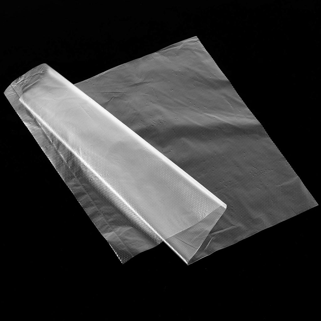 ZEONHAK 1000 Count 10 x 14 Inches Plastic Produce Bags, Clear Plastic Produce Bag Roll for Bread, Fruits, Vegetable, Kitchen, 500 Bags x 2 Rolls, BPA-free