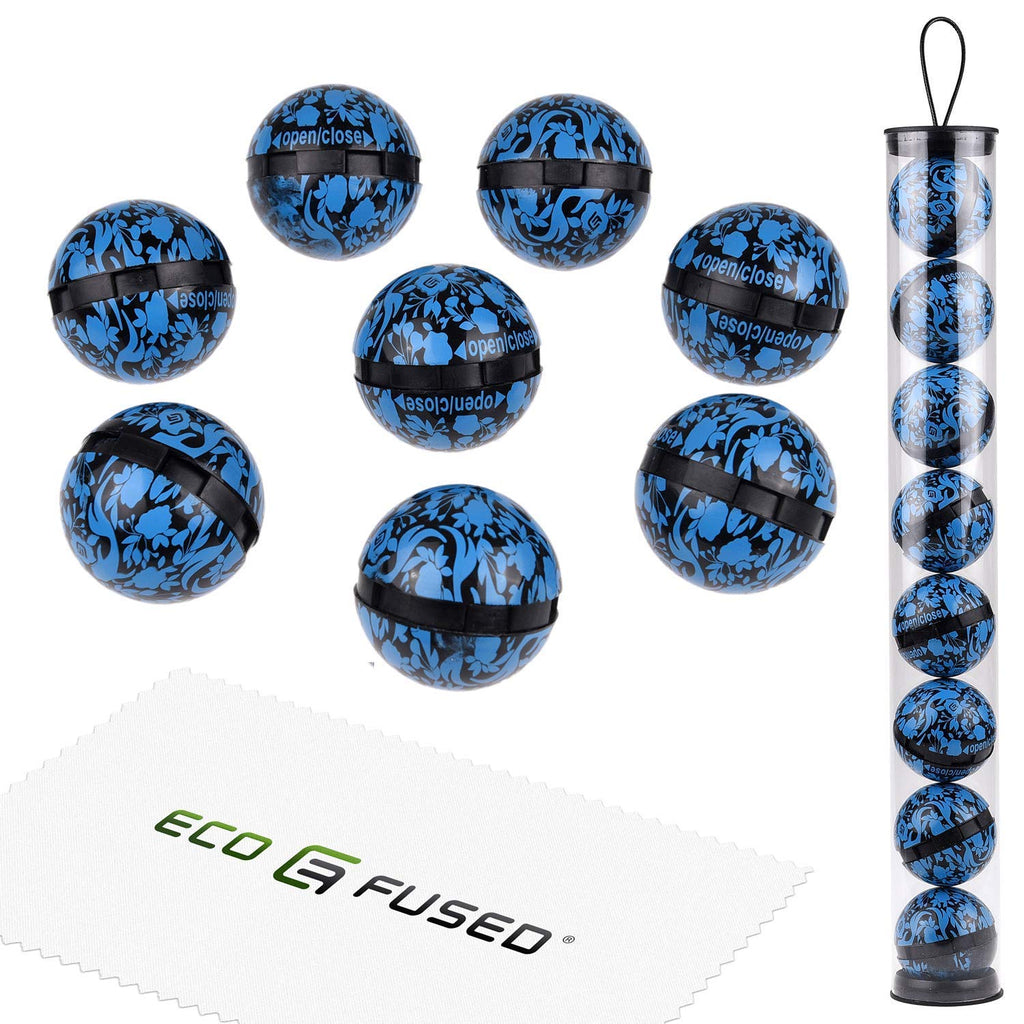 Eco-Fused Deodorizing Balls for Sneakers, Lockers, Gym Bags - 8 Pack - Neutralizes Sweat Odor - Also Great for Homes, Offices and Cars (Ocean Fresh - 8 Pack)