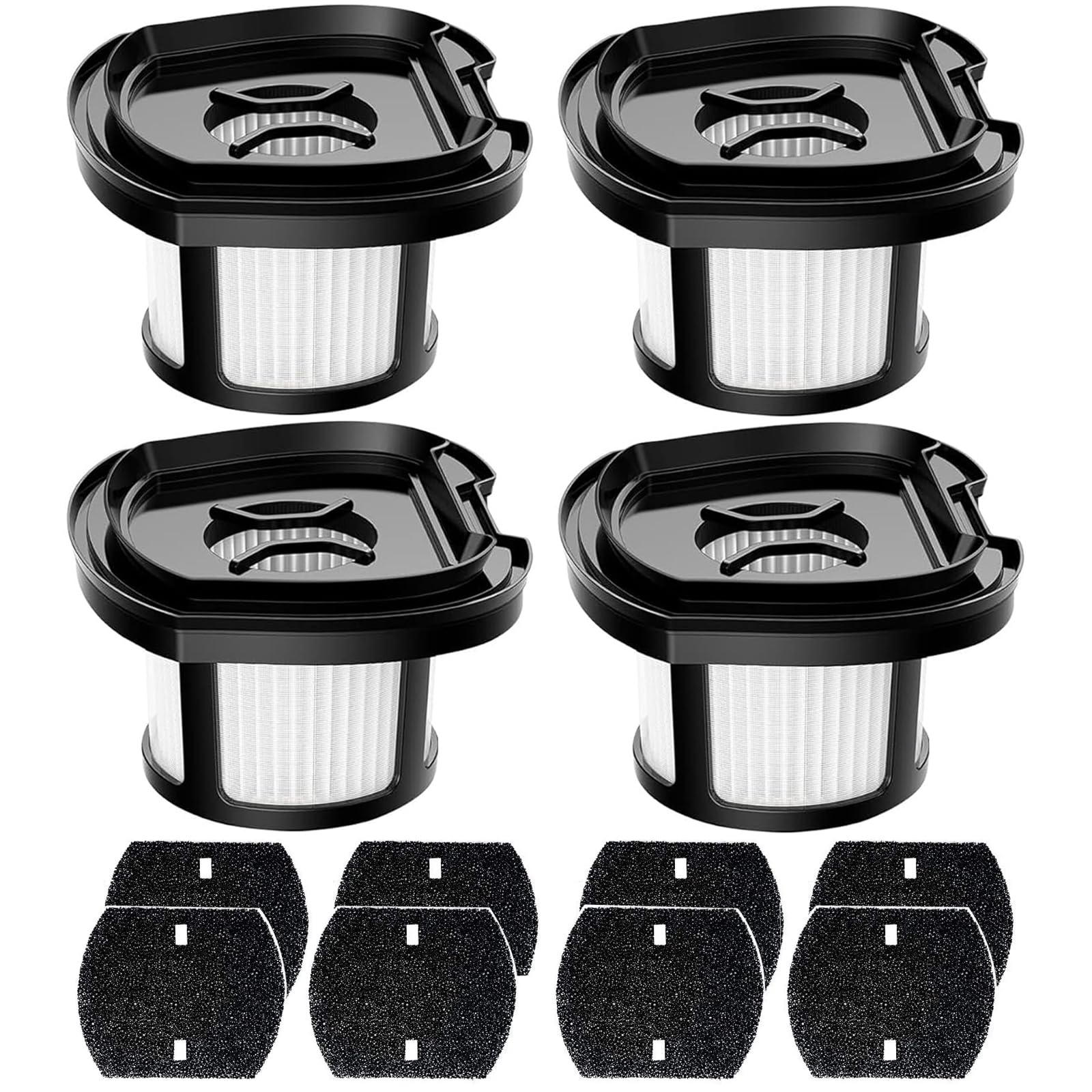 2579 Vacuum Replacement Filters Compatible with Bissell Pet Hair Eraser 2390A 2389 2389D 2390 23903 & AutoMate 2284W Lithium Ion Cordless Hand Vacuum,Compare to Part # 1614212 1614203 & 1614204