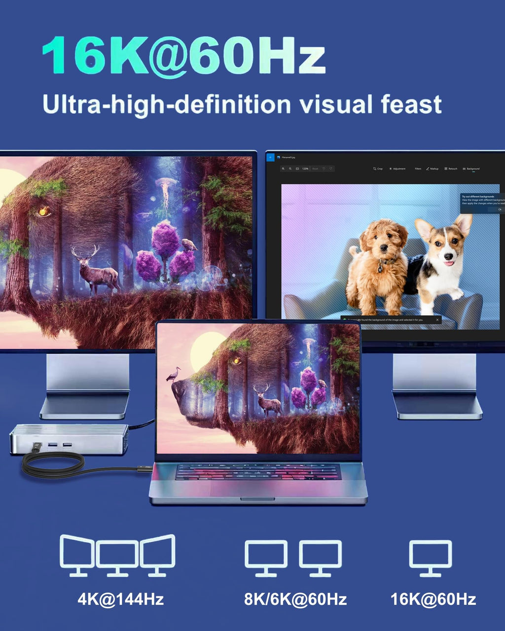 80Gbps compatible with Thunderbolt 5 Cable, Bandwidth up to 120Gbps,16K/Dual 8K display and 240W Charging, 3.3ft USB C to USB C cable Compatible with Thunderbolt 4/5,Iphone 17/16/15,Macbook,Ipad Pro