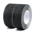 BOMEI PACK Heavy Duty Black Anti Slip Tape, Waterproof Non Slip Safety Tape for Stair Steps Outdoor/Indoor, 2Rolls Grip Traction Tape 2 Inch x 33Ft