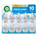 Air Wick Plug In Scented Oil, Fresh Linen, 10 Refills