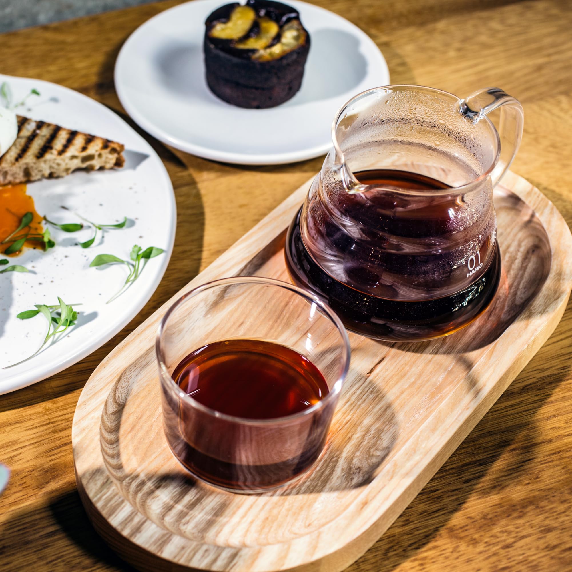 Hario V60 Clear Glass Range Server, 800ml