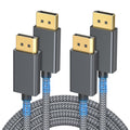 Itramax 8K 60Hz DisplayPort Cable 10FT (2-Pack),DP 1.4 Male Ultra High Speed Cord for Laptop/PC/TV/Gaming Monitor,Support HBR3 Bandwidth of 32.4Gbps,4K@144Hz,2K@165Hz,1080P@240Hz(DP 1.2 Compatible)