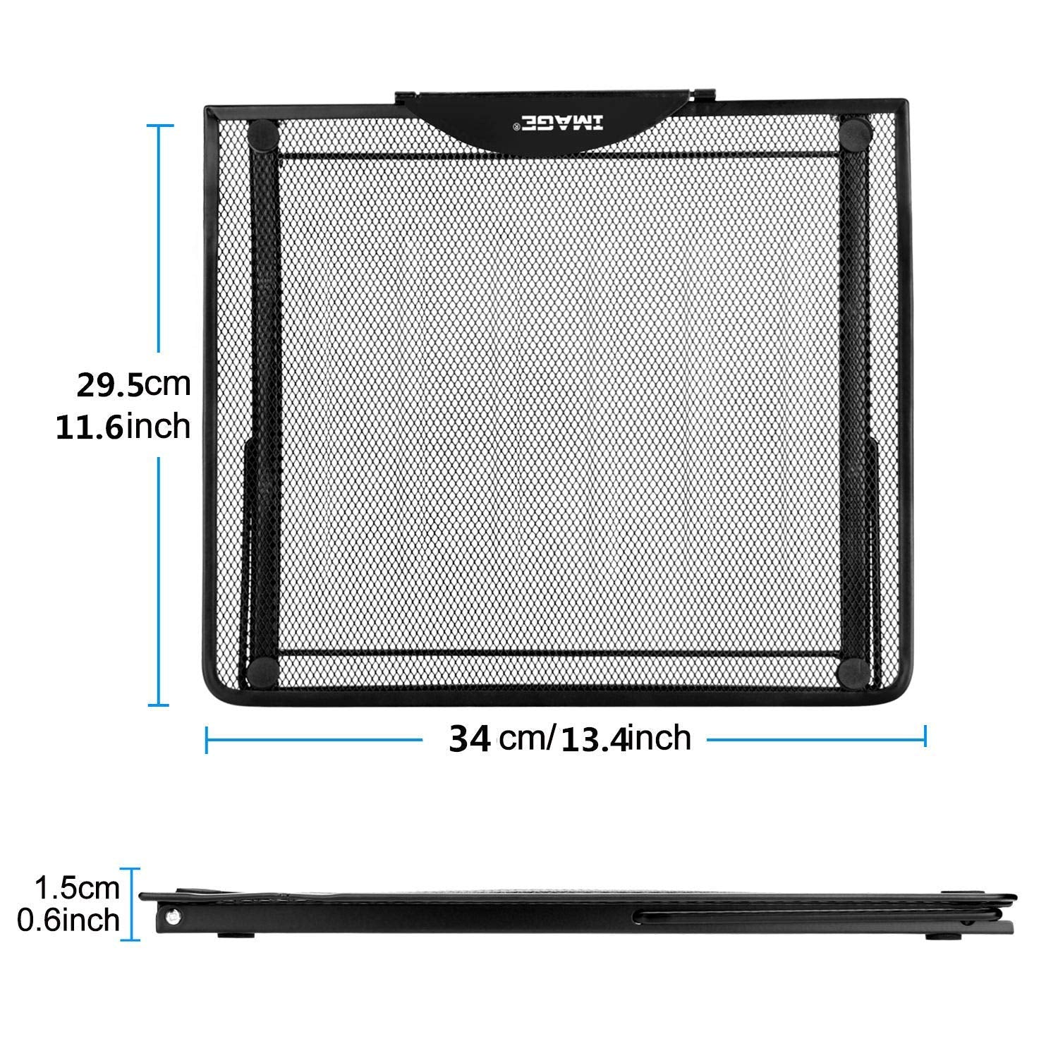 IMAGE Large Version Ventilated Adjustable Light Box Laptop Pad Stand, Multifunction (12 Angle Points) Skidding Prevented Tracing Holder for AGPtek/Huion A3 A4 LED Light Board and Tracing Ligh Box Pad