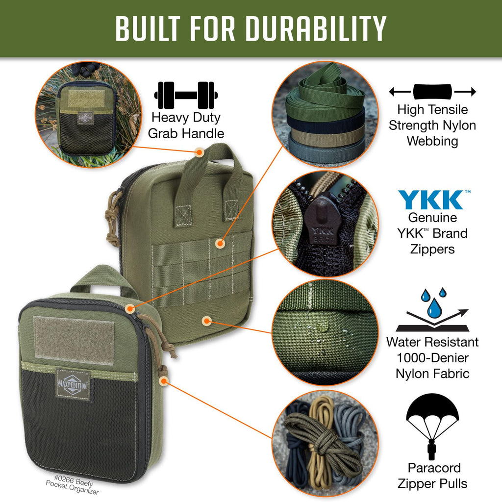 Maxpedition Beefy Pocket Organizer: OD Green