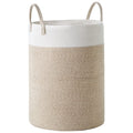 Cotton Rope Laundry Hamper by YOUDENOVA, 58L - Woven Collapsible Laundry Basket - Clothes Storage Basket for Blankets, Laundry Room Organizing, Bedroom Storage, Clothes Hamper – Brown