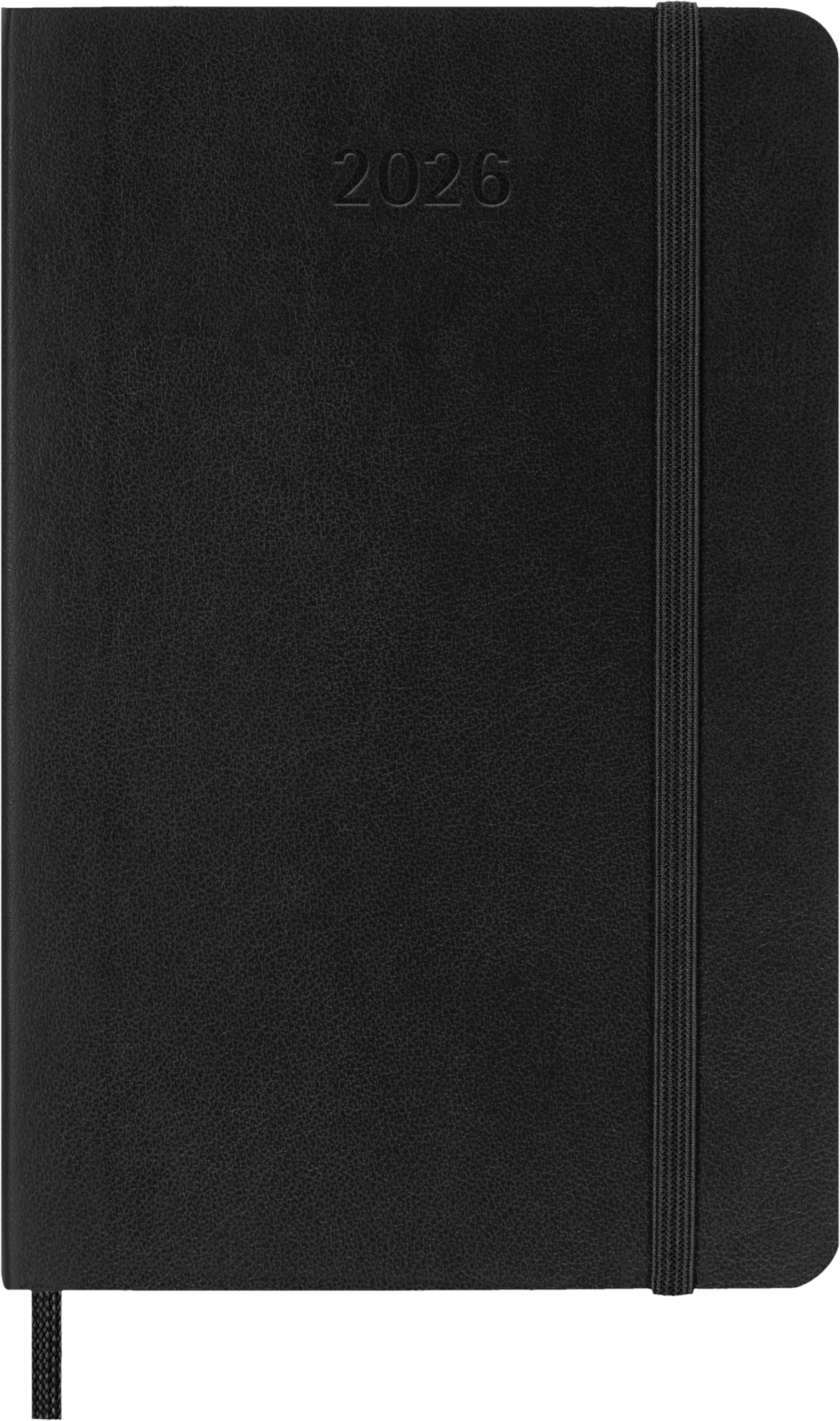 Moleskine Classic 12 Month 2026 Weekly Horizontal Planner, Soft Cover, Pocket (3.5" x 5.5"), Black, 144 pages