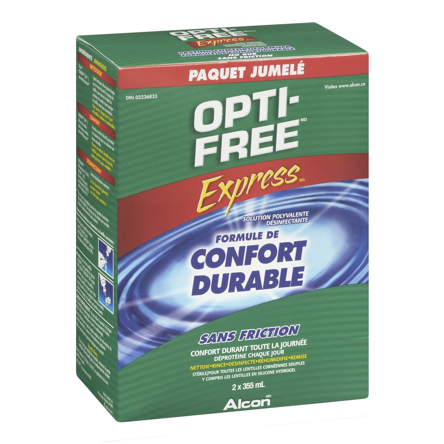 Opti-Free Express, 300 ml, Pack 2