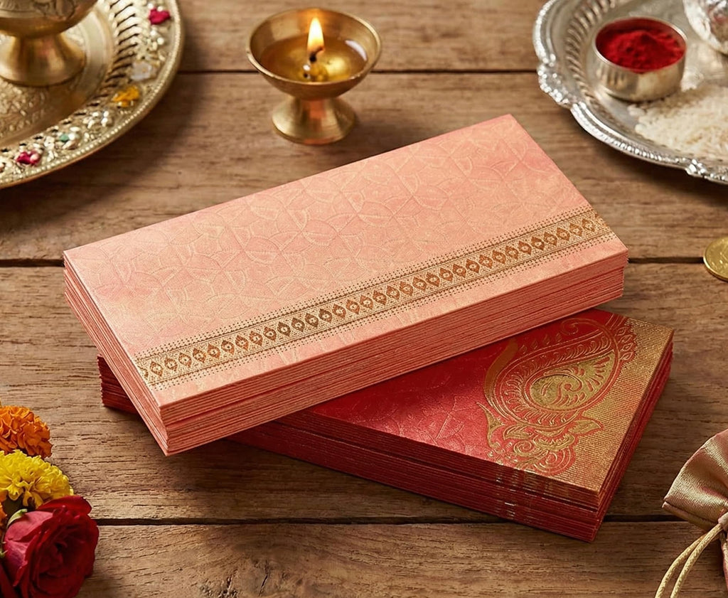 eSplanade Money Gift Envelopes - Multi Color Pack of 50 Premium Designer Envelopes