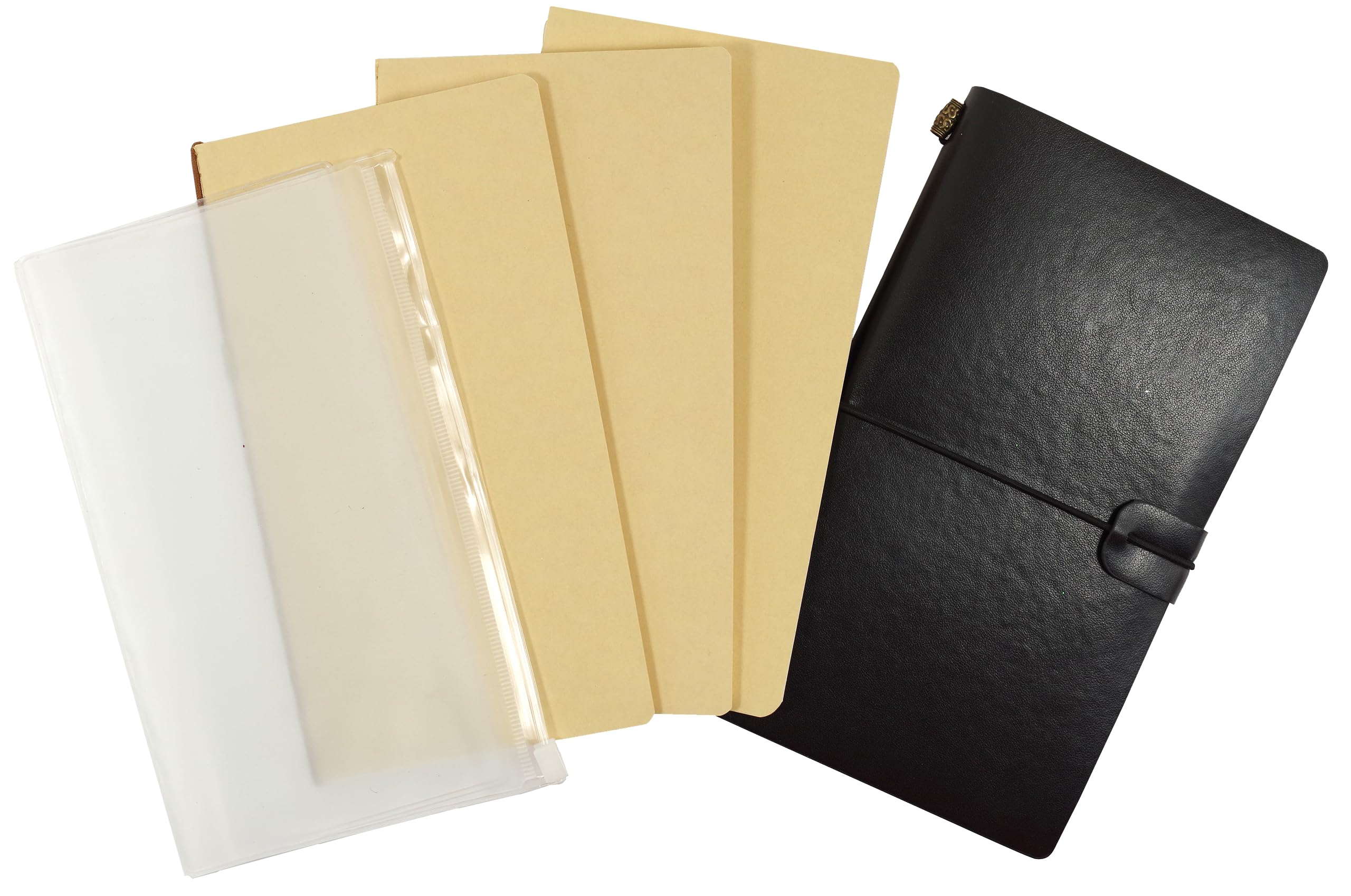 Voyager Notebook - Black (Traveler's Journal, Planner, Notebook)