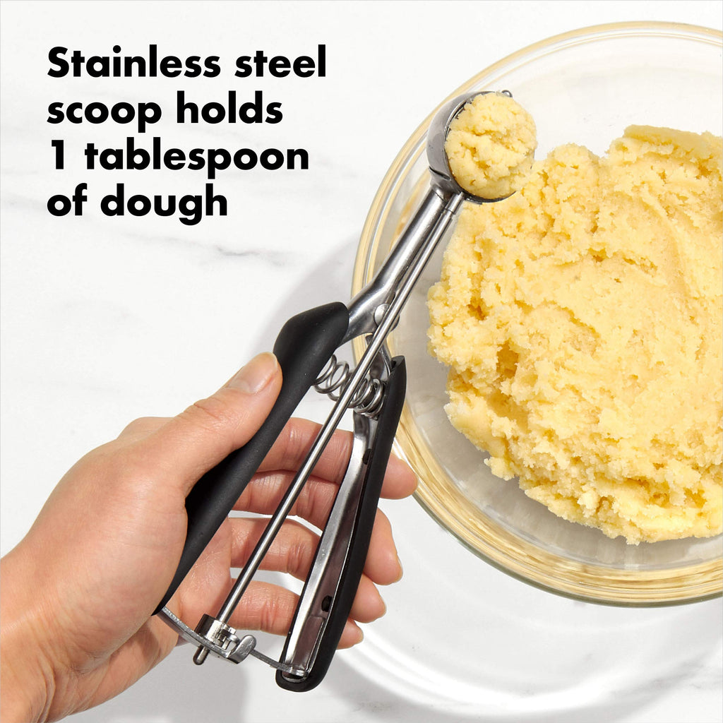 Oxo Good Grips Cookie Scoop, small, 1044083 | Black/Silver