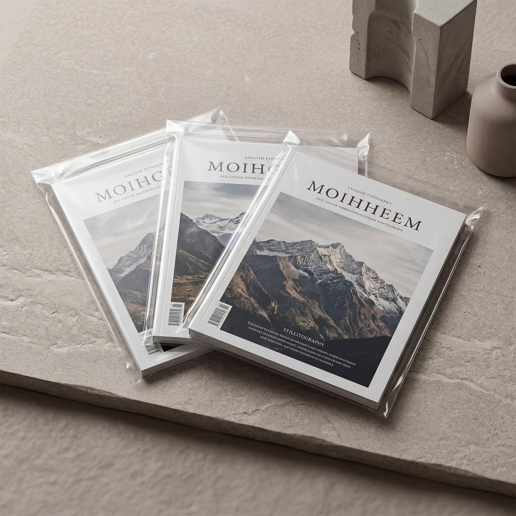 AUEAR, 5"x7" (100 Pack) Clear Plastic Sleeves - Acid Free 1.6mil Crystal Resealable Bags - Fit for 5x7 Art Prints, Photos, Cards & Envelope
