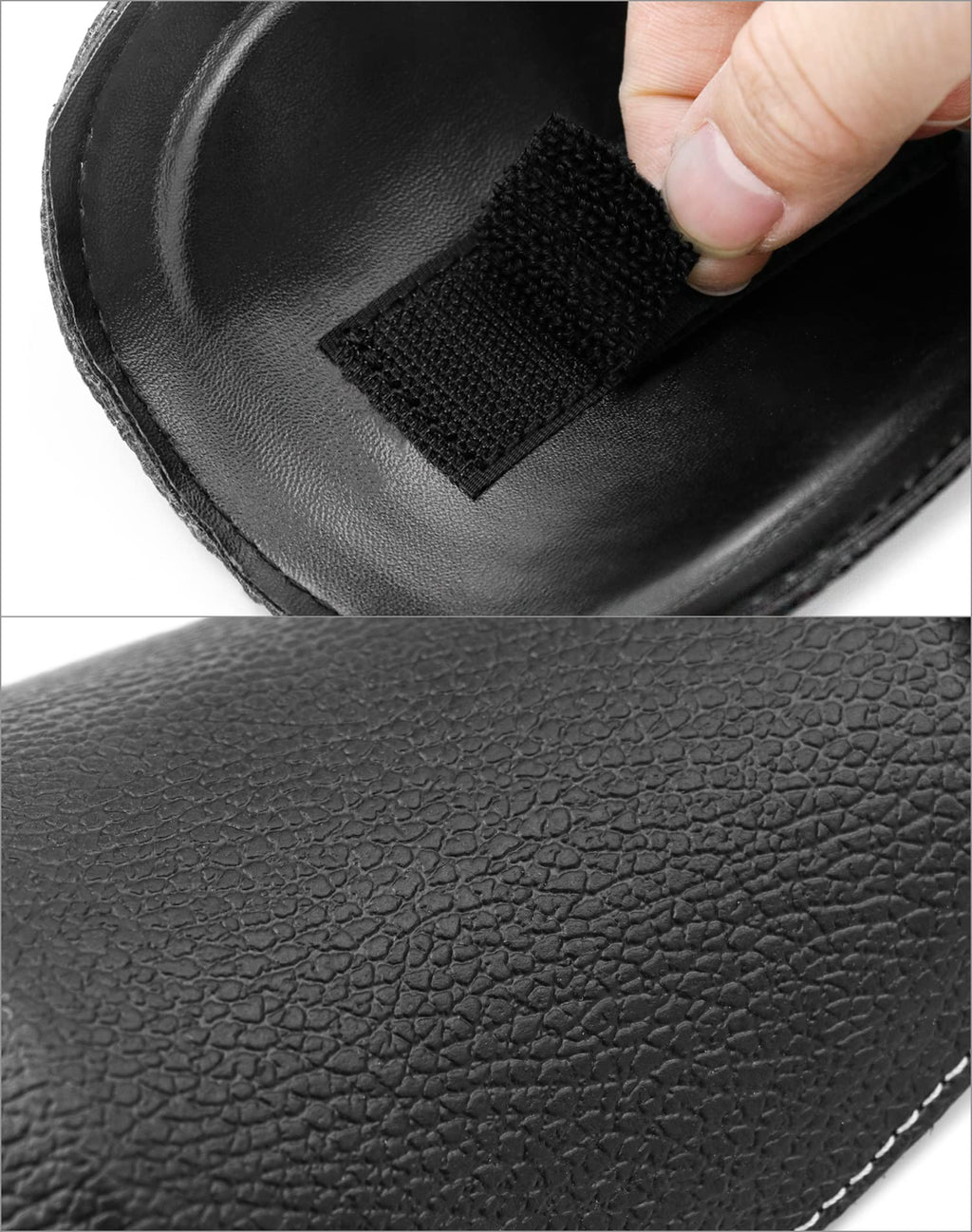 QWORK Metatarsal Guard, Foot Guard, Safety Shoe Cover, Shoe/Work Boot Metatarsal Protector, One Size Fits All, 1 Pair, Black