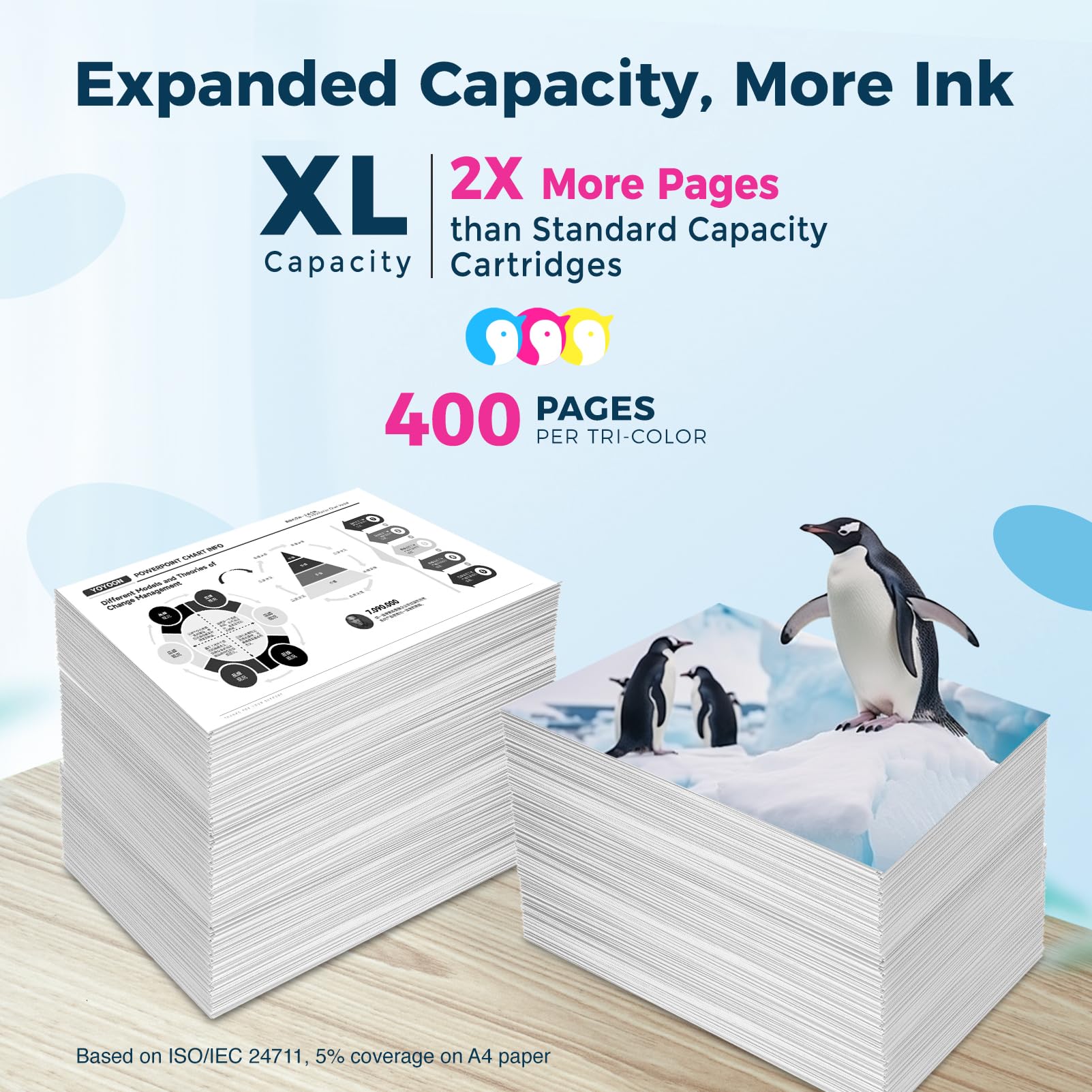 Penguin CL-246 XL Remanufactured Ink Cartridge for Canon 246XL Compatible with TS3100 TS3122 TS3300 TS3322 TS3320 TR4500 MG2500 PIXMA MX490 MX492 MG2522 246xl Printer Ink Color