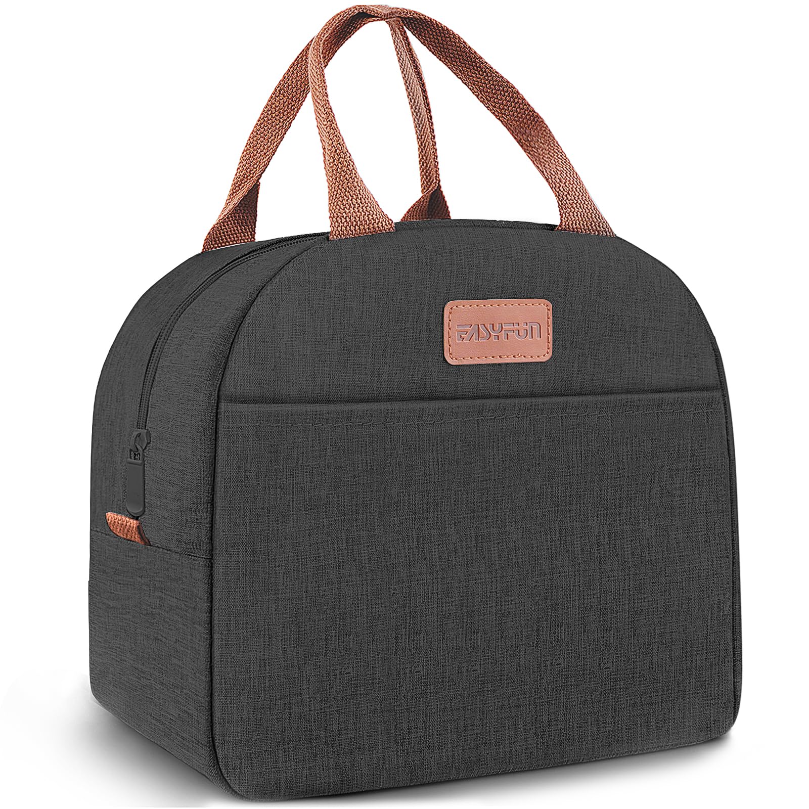 Lunch Bag for Women & Men Adult Insulated Lunch Box, Small Leakproof Cooler Food Lunch Containers Reusable High Capacity Lunch Tote Bags for Work, Travel, Outdoor