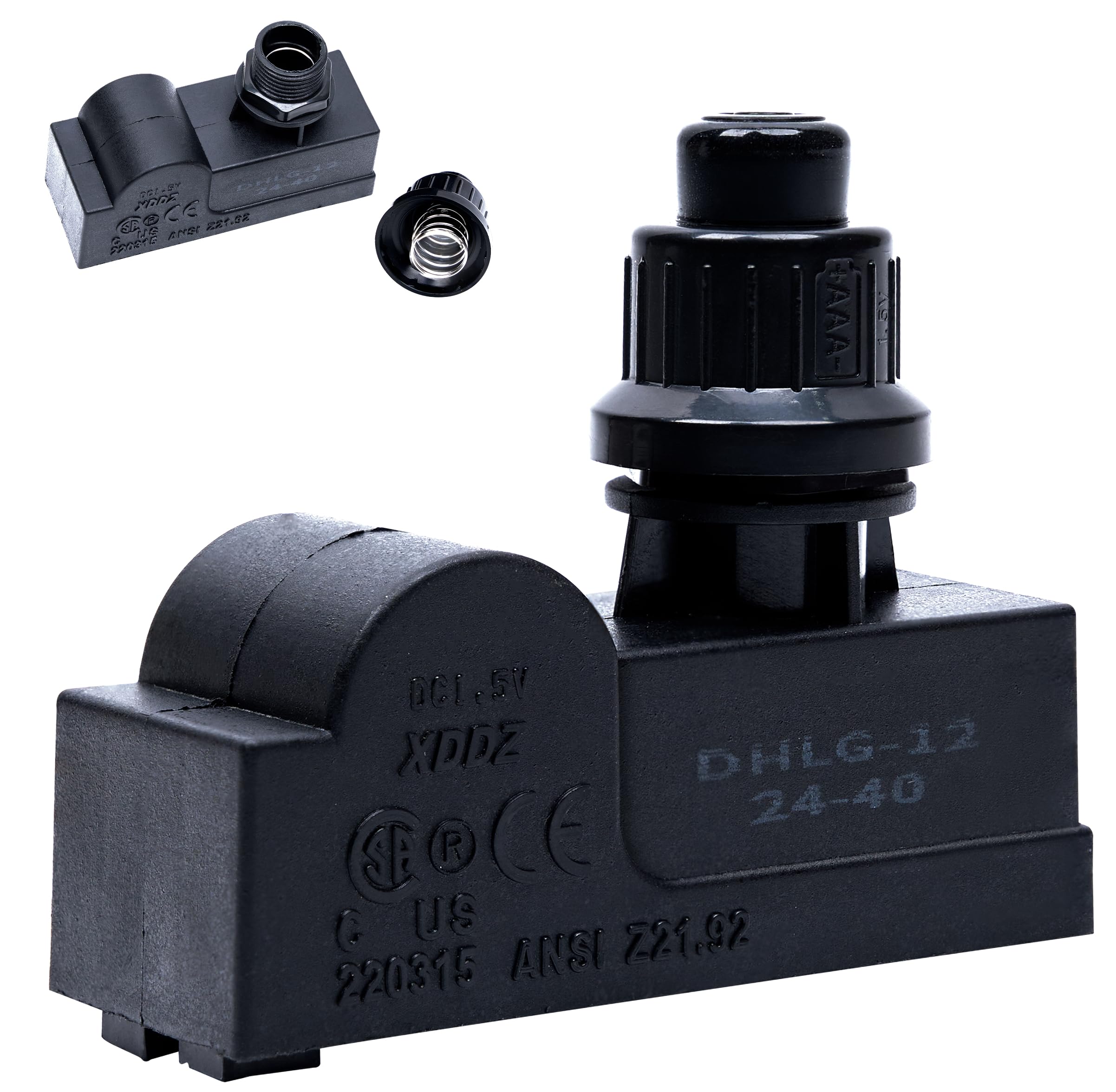 BlueStars DHLG-12 2 Outlet Push Button Grill Ignitor - Spark Generator for Broil King, Broil-Mate, Charbroil, Kenmore, Nexgrill, Jackson, Sterling, Perfect Flame Electronic Igniter