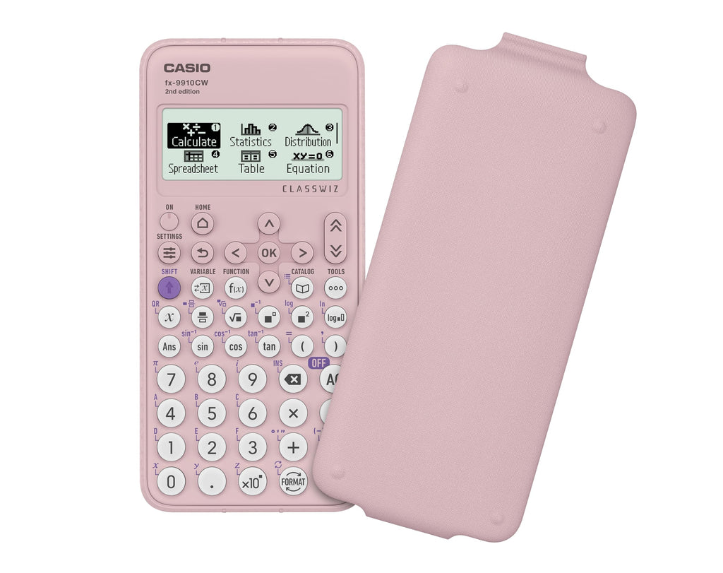 CASIO fx-9910CW Classwiz®, Advanced Scientific Calculator | Pink