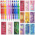 20 Sets Inspirational Bible Verse Pens Bulk Gifts Christian Pen with Butterfly Scripture Bookmarks Religious Favors Prayers Church Items Gift Black Ink Pen for Women Men Teacher Staff Office