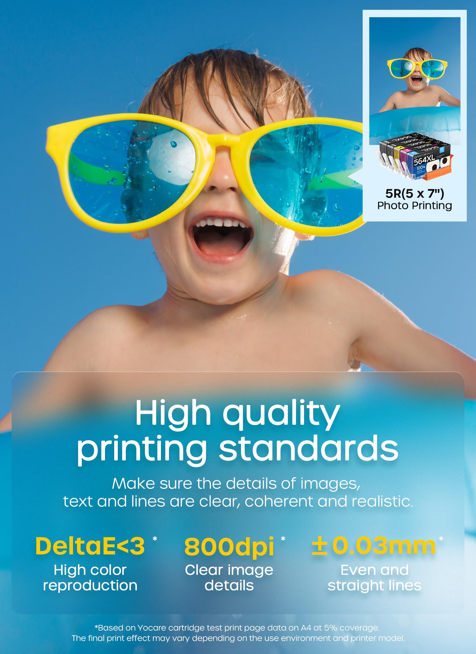 564XL 10-Pack Ink Cartridges Compatible for 564 XL Combo Pack Ink Replacement for Photosmart 5520 6520 7510 7520 DeskJet 3520 Premium C309A C410A Printer(BK/C/M/Y)
