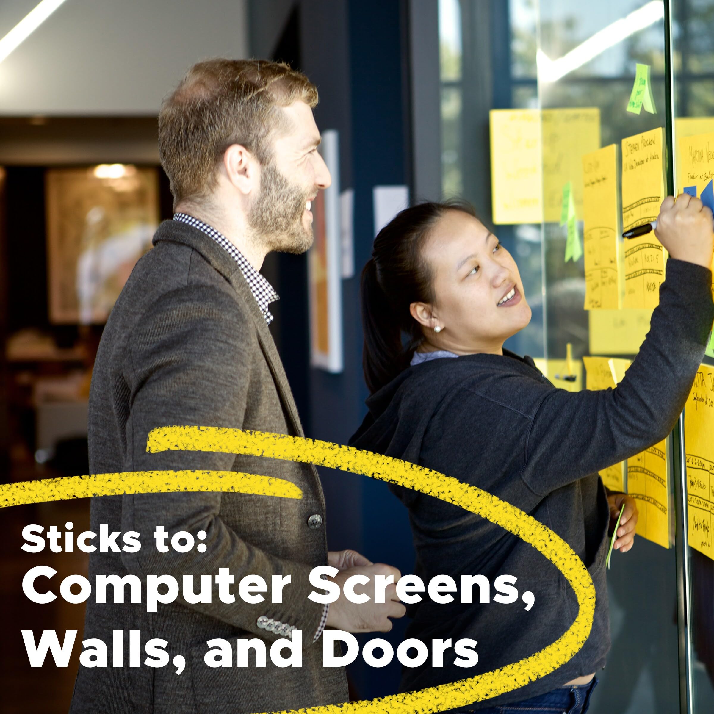 Post-it Super Sticky Big Notes, 8 in. x 8 in., Extra Large Sticky Notes in Fresh Mint, 2 Pads, 60 Sheets Total, Great for Vision Boards, Creative Projects, Study Spaces, Group Brainstorming, and More