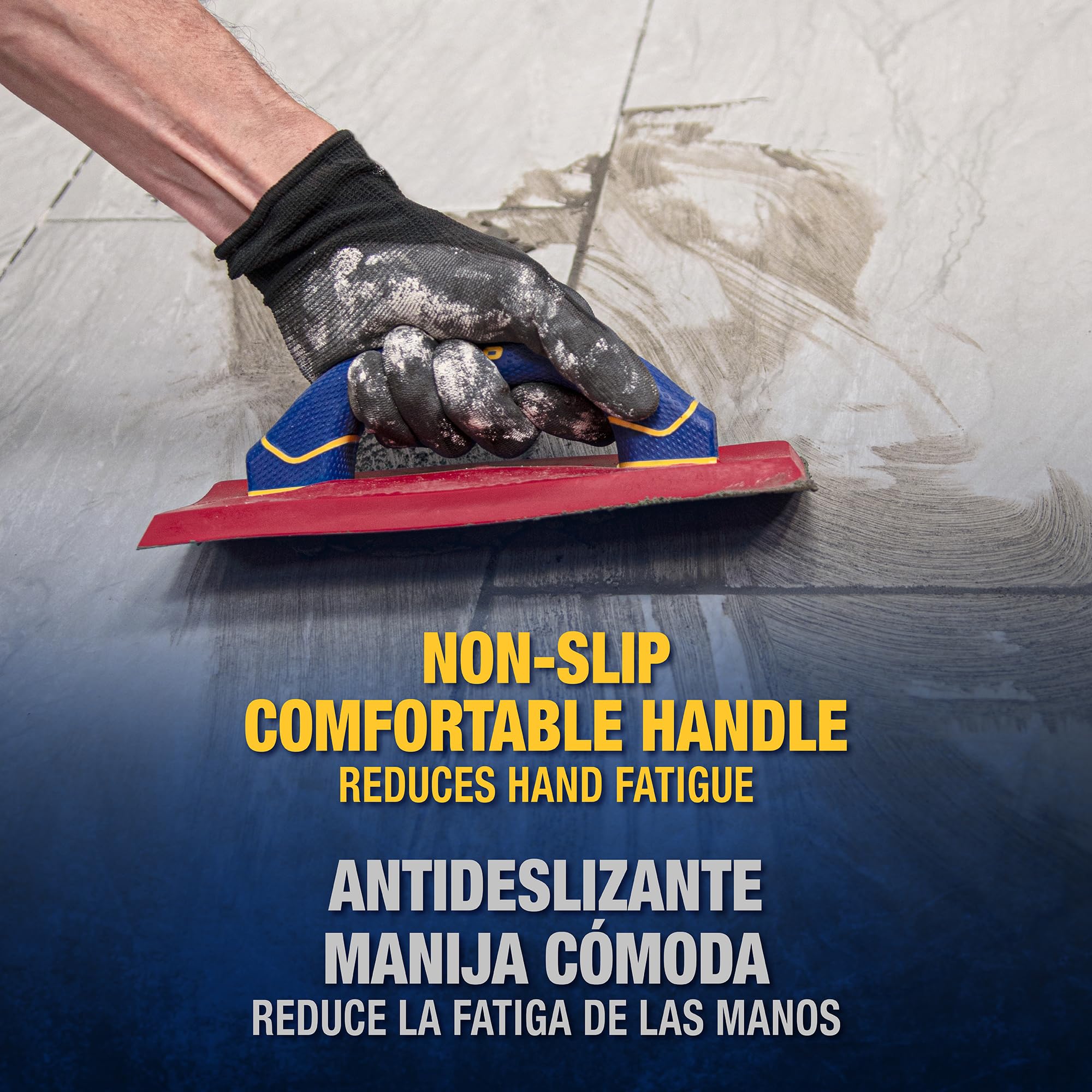 QEP 10069 Stone Grout Float for All Grout Types, Including Epoxy, 10" x 4"
