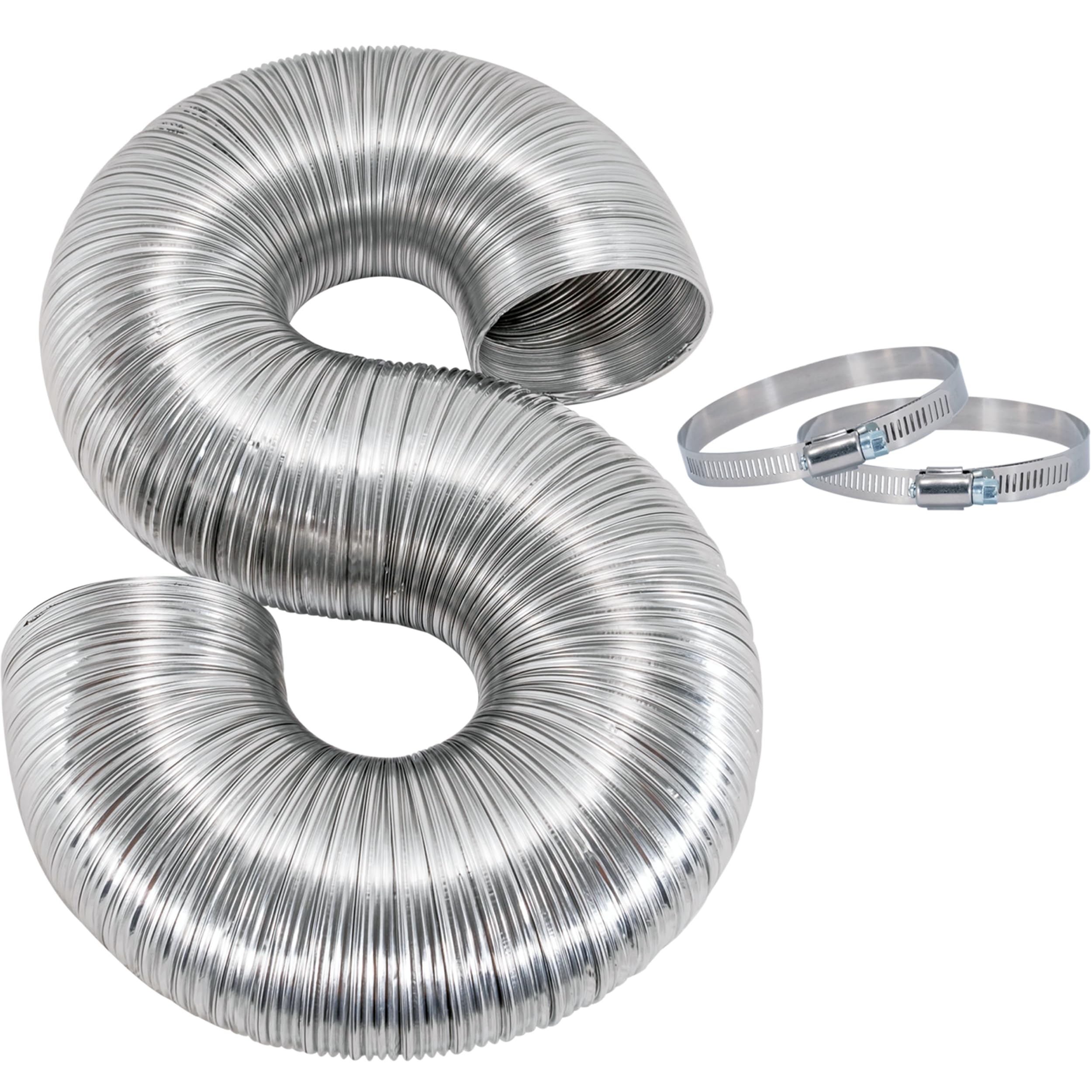 Eastman 69028 Semi-Rigid Aluminum Dryer Duct, silver