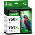 950XL 951XL Printer Ink Cartridges for HP Printers 8600 8100 8625 251dw 271DW 276DW Series, 951 XL 950 XL High Pages Yield 4-Pack (Black| Cyan| Magenta| Yellow)