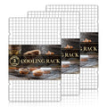 BEWOS Cooling Racks for Cooking and Baking - 3 Pieces Stainless Steel Baking Racks, 15.8'' x 10'', Wire Rack for Grilling and Roasting, Oven & Dishwasher Safe, Silver