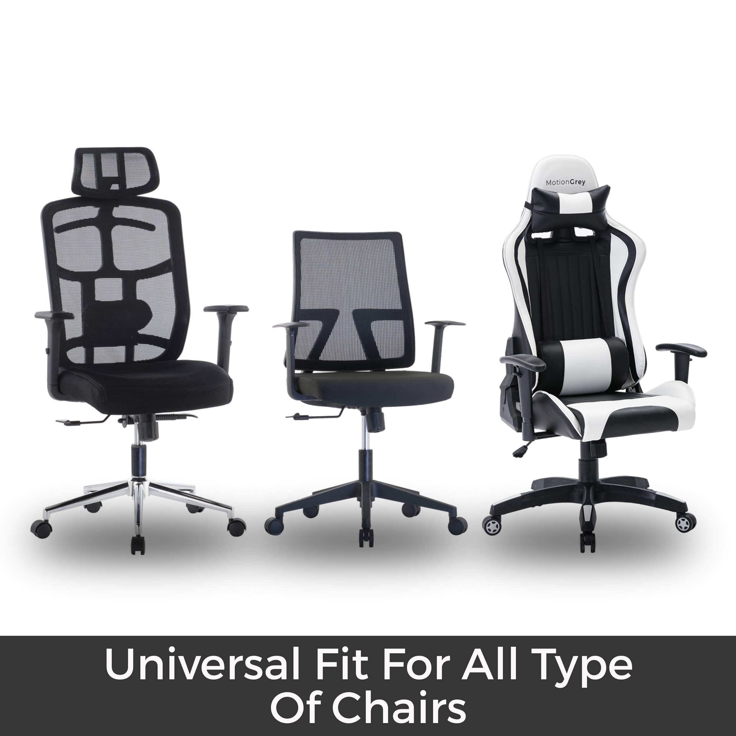 MotionGrey - Easy Office Chair Cylinder Replacement, Heavy Duty Hydraulic Chair Piston, Easy Installation Gas Lift Cylinder- Universal Fit for Executive Chair & Gaming Chair - Safe Stable & Secure