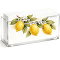 Clear Acrylic Guest Towel Holder: Stylish Durable Napkin Tray for Bathroom, Kitchen, Hotel & Office; Holds Disposable Hand Towels & Napkins; Includes 2 Cleaning Cloths (Clear, Guest Towel Holder)
