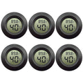 EEEkit 6-Pack Thermometer Hygrometer, Humidity Temperature Meter Gauge with LCD Monitor for Home Greenhouse Basement