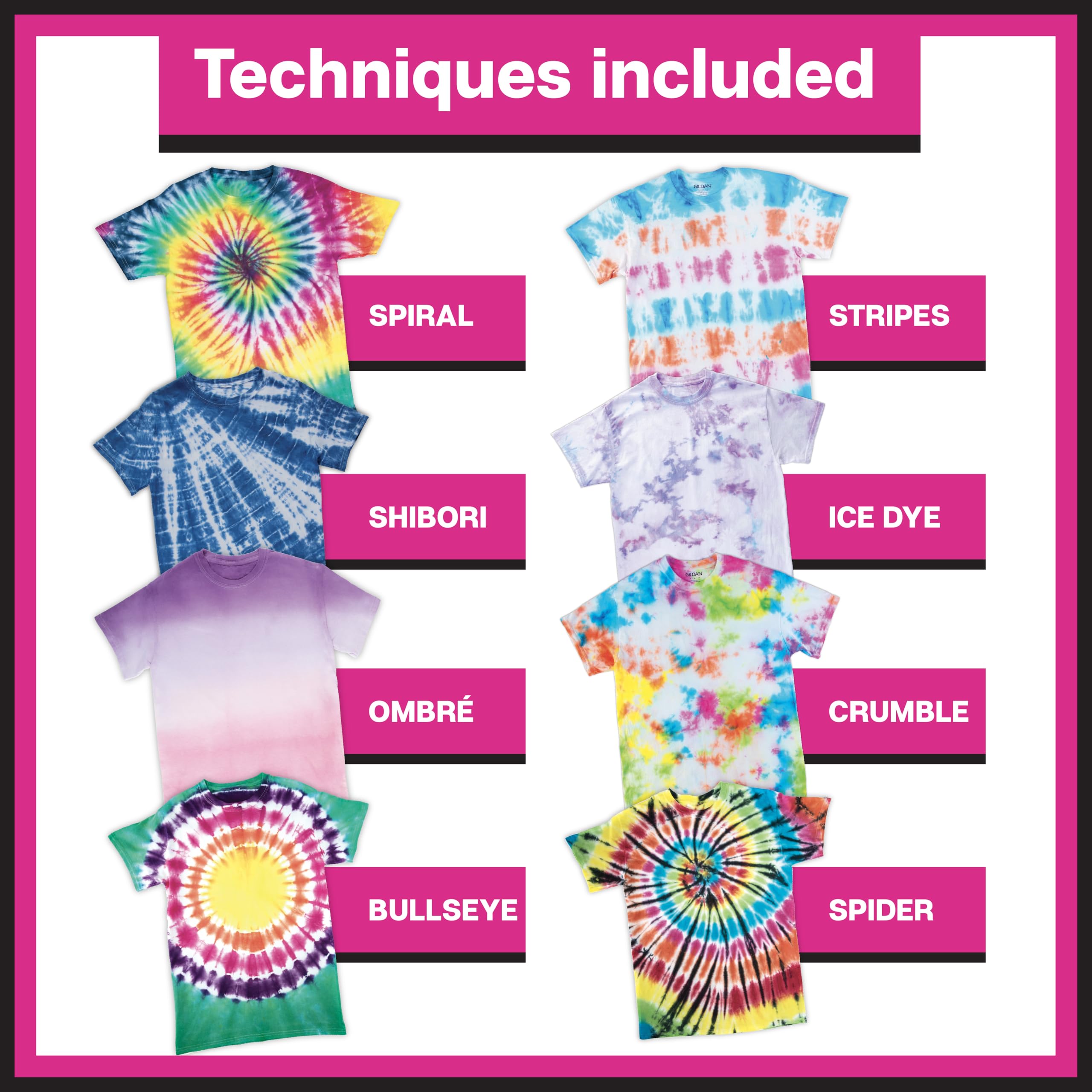 TULIP 34723 One-Step Tie Dye Party Kit