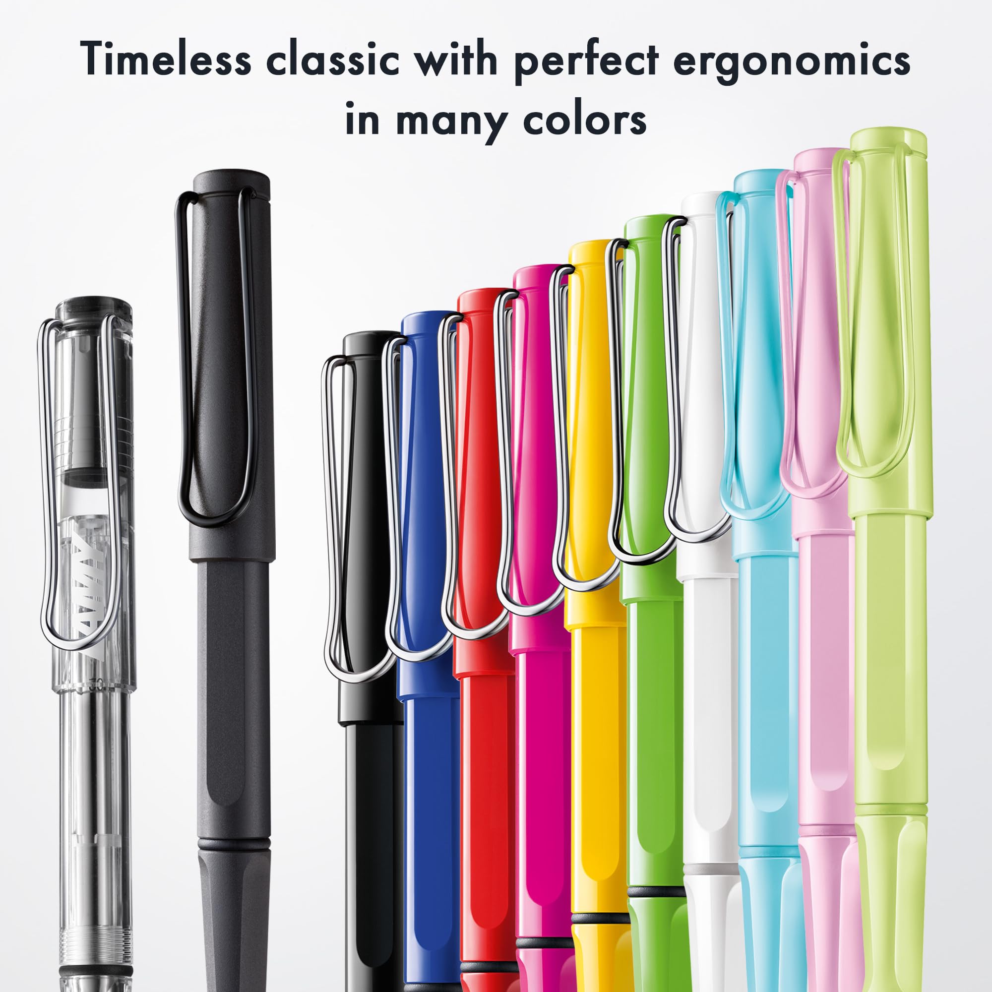 LAMY safari umbra - Rollerball Pen with ergonomic grip & line width M - for pleasant long writing - made of robust ASA plastic - including rollerball refill LAMY M 63 in blue