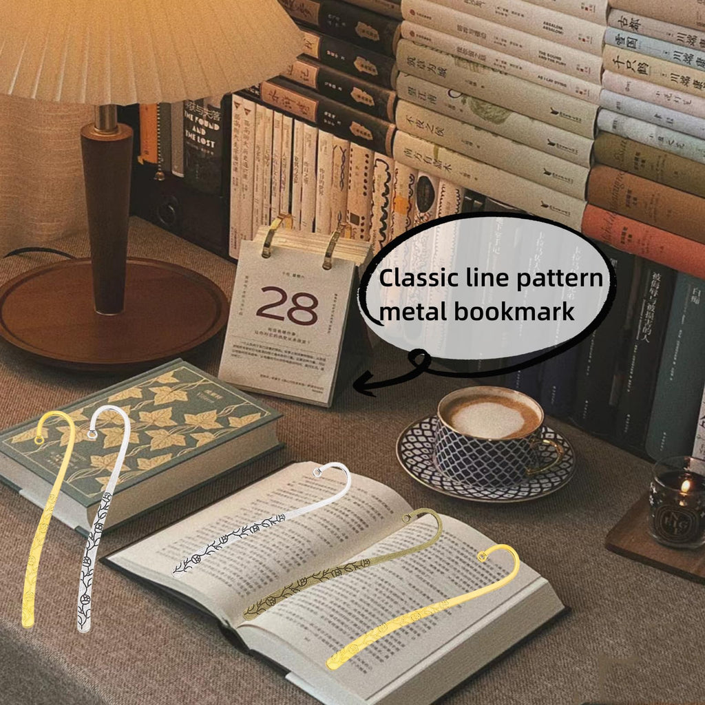 12 Pcs Beadable Bookmarks DIY Metal Blank Bar Bookmark for Beads Metal Bookmark Hairpin Hook Carved Antique Vintage Bookmarks Gift for Book Lovers Student Teacher Office Supplies
