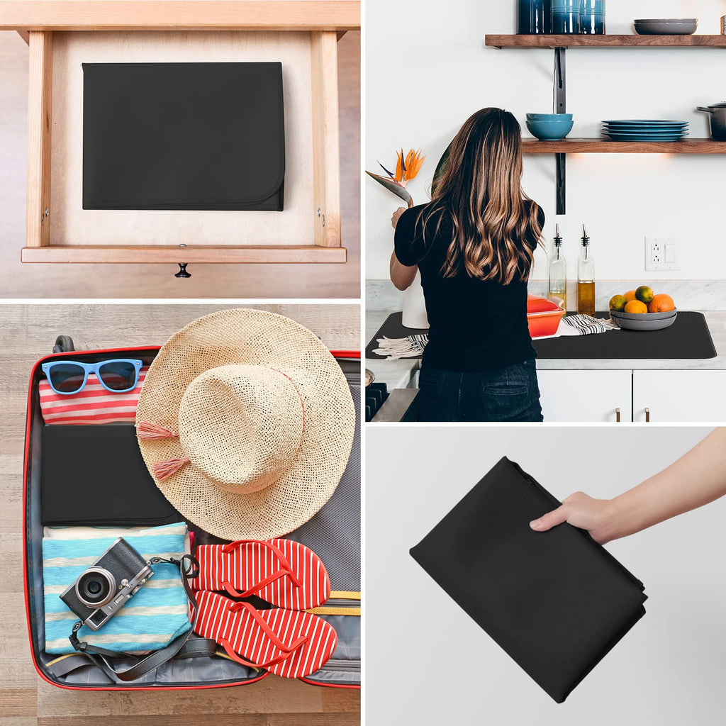 FLASLD Fireproof and Waterproof Stove Top Covers, 21×29.5 inch Electric Stove Cover Mat, Glass Top Stove Cover - Ceramic Glass Cooktop Protector - Flat Top Oven Cover, Black Without Logo