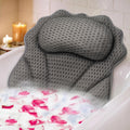 Bath Pillow RUVINCE Ergonomic Luxury Bathtub Pillow with Head,Neck, Shoulder and Back Support, 6D Bath Pillows for tub with 6 Powerful Suction Cups, Fits All Bathtub