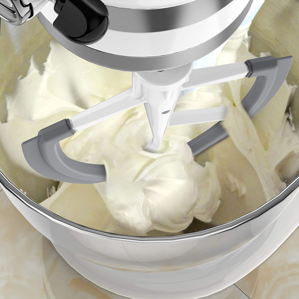 Flex Edge Beater for KitchenAid Mixer 6 Quart Bowl-Lift Stand Mixer, Beater with Silicone Edge, Perfect 6 QT Bowl-Lift Stand Mixer Attachment