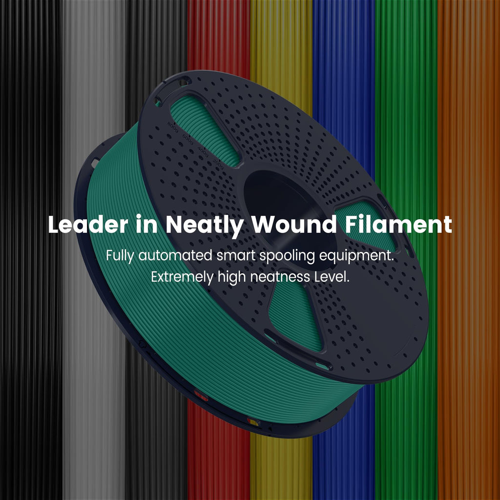 SUNLU PLA 3D Printer Filament PLA Filament 1.75mm, Neatly Wound PLA 3D Printing Filament 1.75mm, Dimensional Accuracy +/- 0.02 mm, Fit Most FDM 3D Printers, 1kg Spool (2.2lbs), Roasted Chestnut Black