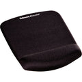 FELLOWES PlushTouch Mouse Pad Wrist Rest with FoamFusion, Black