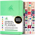 Clever Fox Budget Planner - Expense Tracker Notebook. Monthly Budgeting Journal, Finance Planner & Accounts Book to Take Control of Your Money. Undated - Start Anytime. A5 Size Mint Green Hardcover
