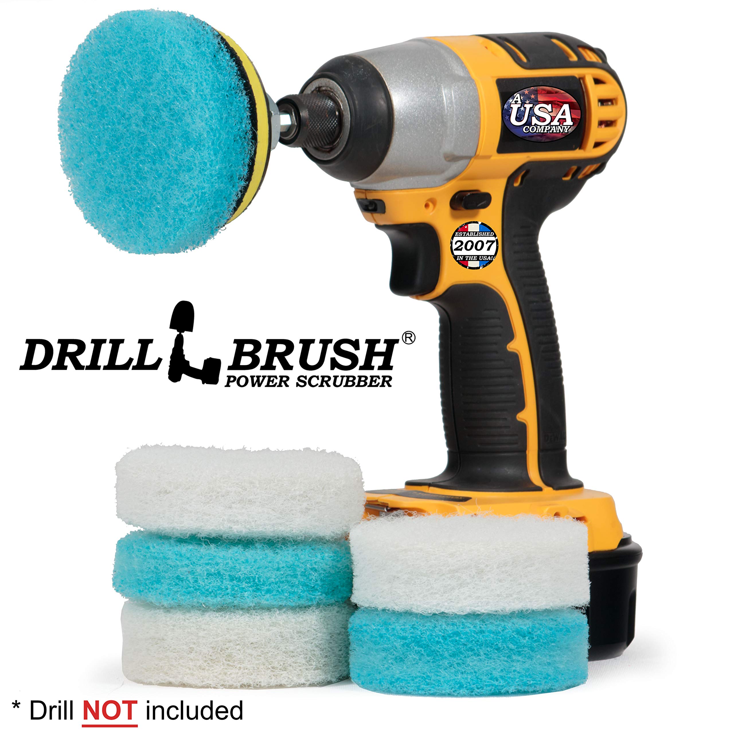 3 inch Round Scouring Pads Electric Scrubber Kit