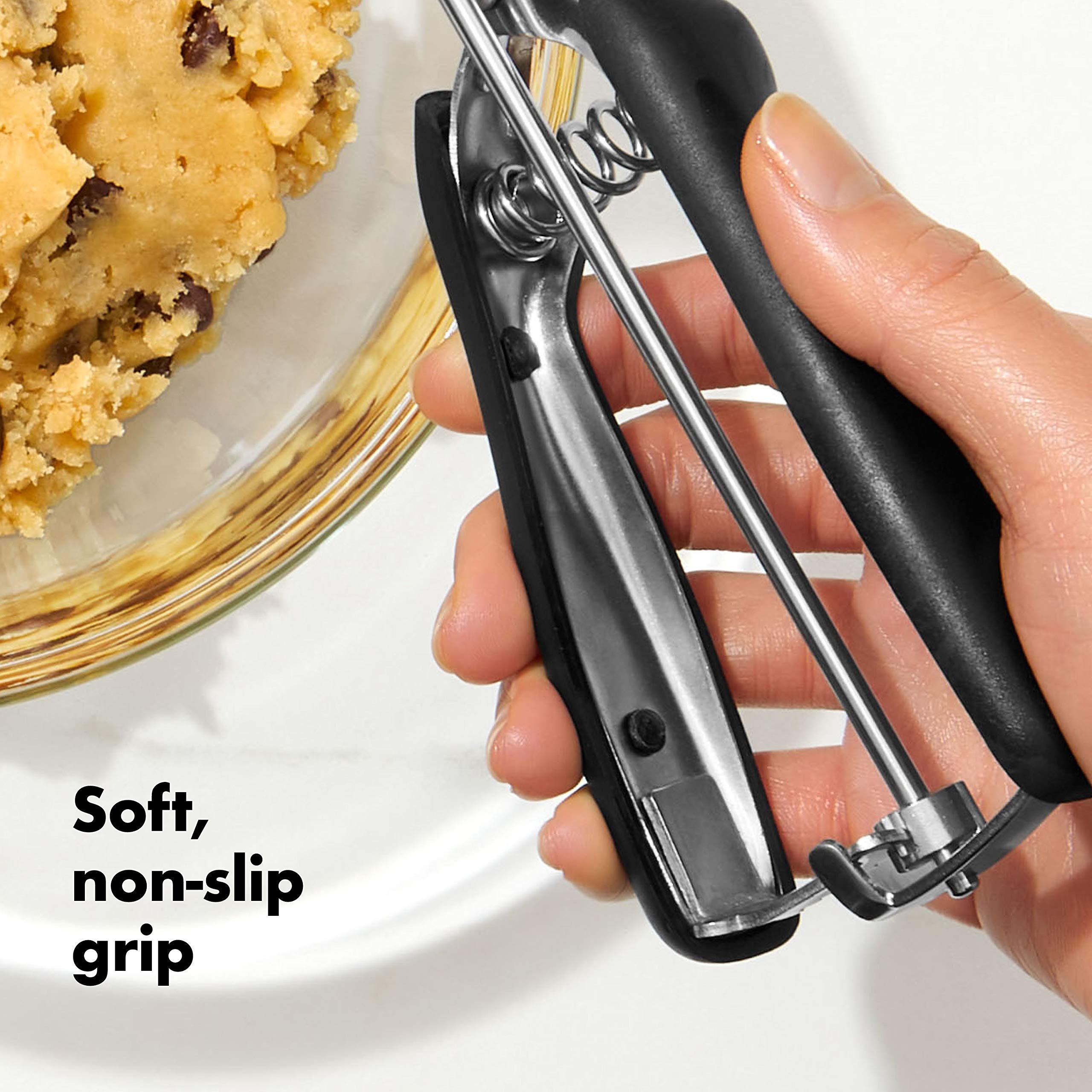 Oxo Good Grips Cookie Scoop, small, 1044083 | Black/Silver